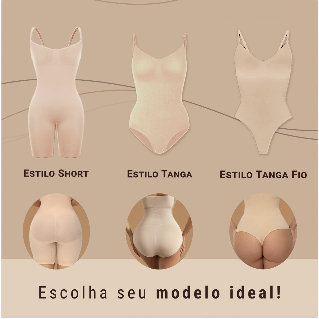 Body Modelador - Up Shaper | PAGUE 1 LEVE 3 + Brinde Calcinha Modeladora