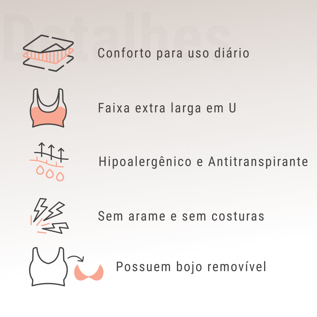 Sutiã Anatômico Comfort Pro | Compre 1 Leve 3