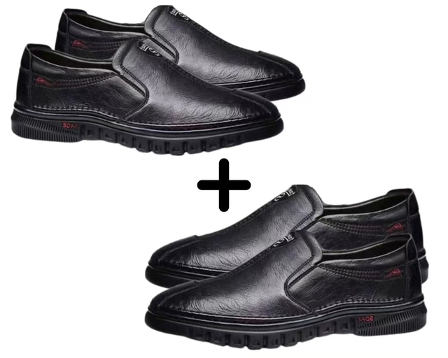 Mocassim Anatômico de Couro Comfort [COMPRE 1 E LEVE 2]