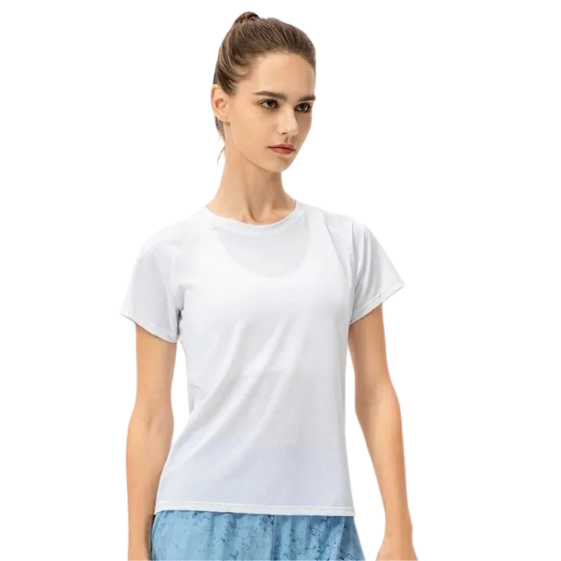 Camiseta Esportiva Feminina FlexMove - Ultra-leve e Respirável