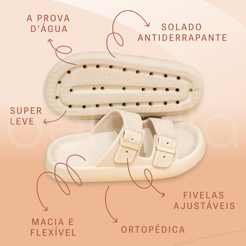 Bazar Belevita - Sandália Anatômica Cloud - Leve e Antiderrapante (Alça Regulável)