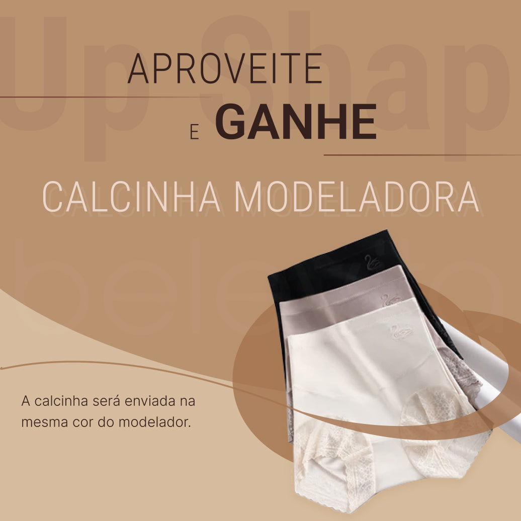 Body Modelador - Up Shaper | PAGUE 1 LEVE 3 + Brinde Calcinha Modeladora