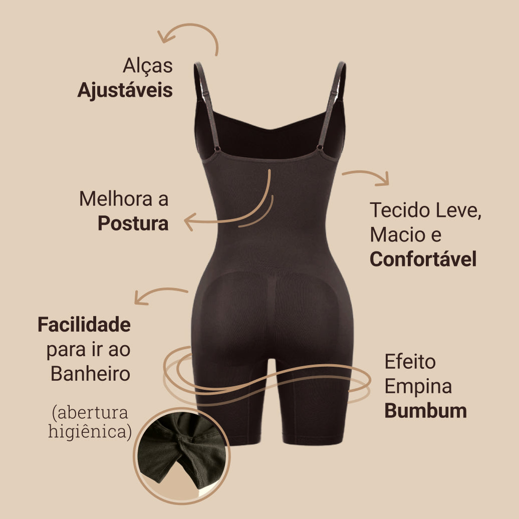 Body Modelador - Up Shaper | PAGUE 1 LEVE 3 + Brinde Calcinha Modeladora