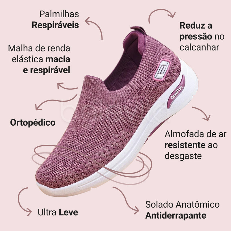 Tênis Ortopédico Feminino - Comfort Sneakers