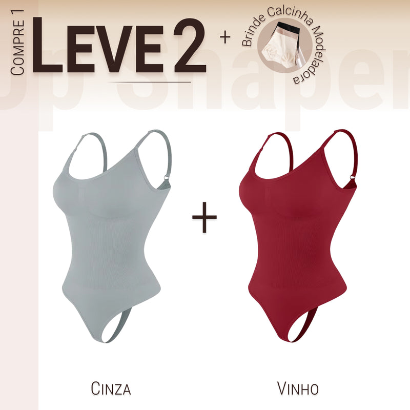 Body Modelador - Up Shaper - Compre 1 Leve 2 + Brinde Calcinha Modeladora | LANÇAMENTO NOVAS CORES