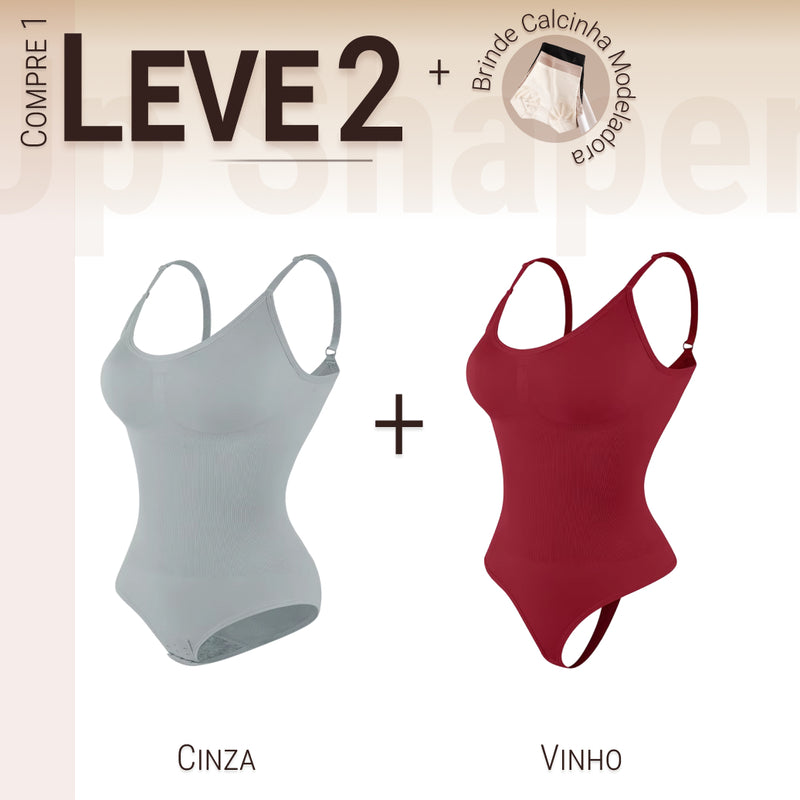 Body Modelador - Up Shaper - Compre 1 Leve 2 + Brinde Calcinha Modeladora | LANÇAMENTO NOVAS CORES