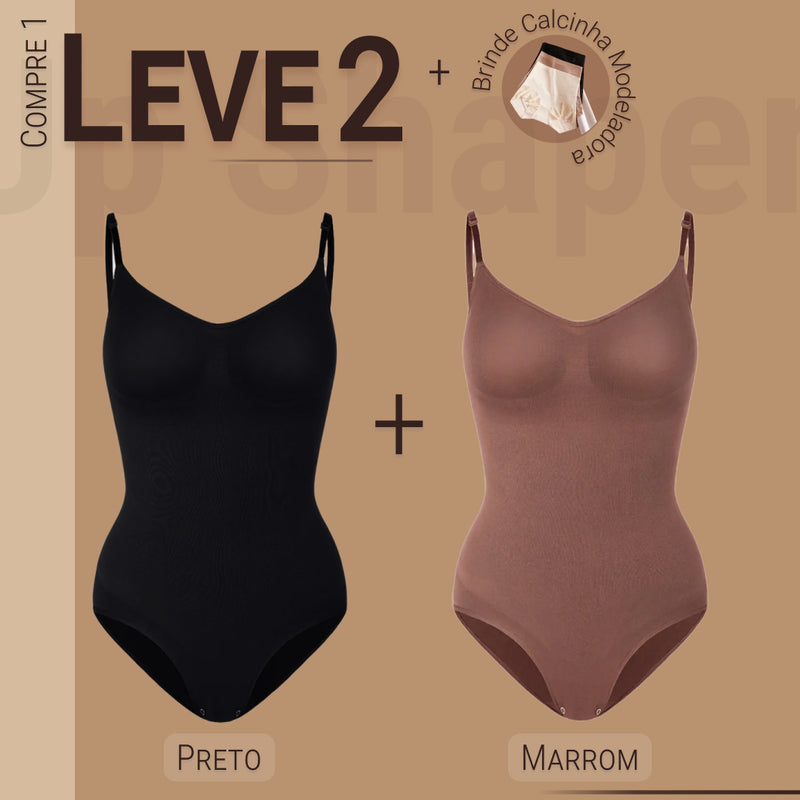 Body Modelador - Up Shaper - Compre 1 Leve 2 + Brinde Calcinha Modeladora