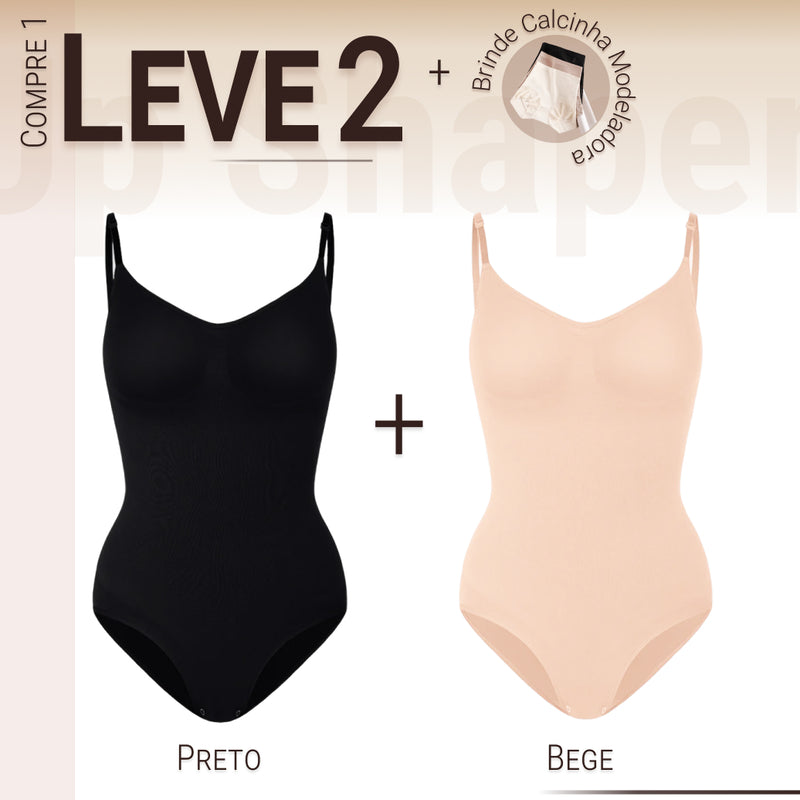 Body Modelador - Up Shaper - Compre 1 Leve 2 + Brinde Calcinha Modeladora