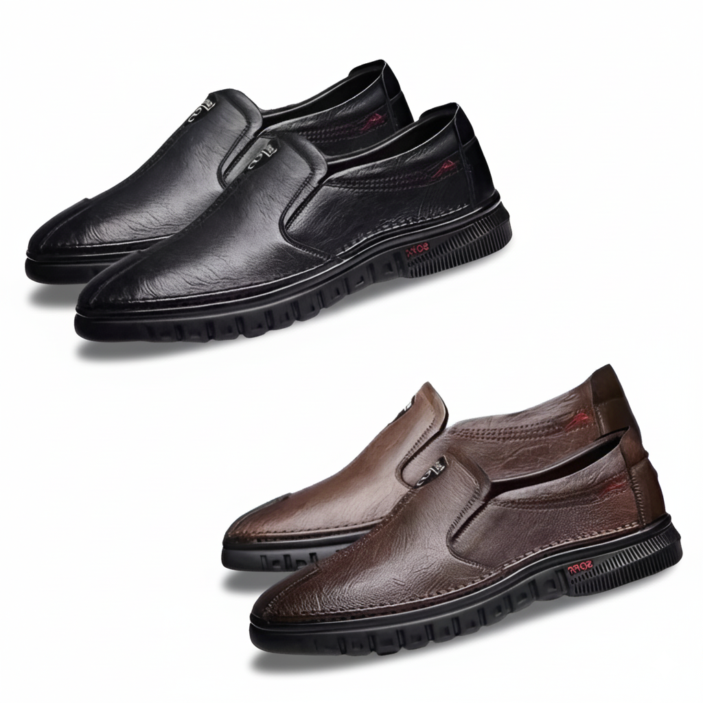 Mocassim Anatômico de Couro Comfort [COMPRE 1 E LEVE 2]