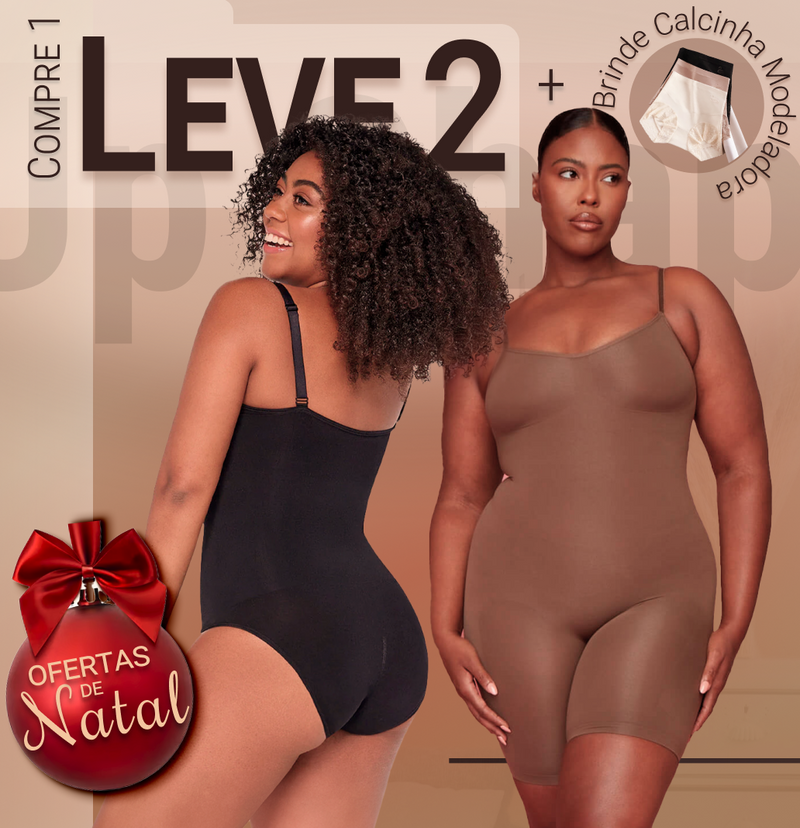 Body Modelador - Up Shaper - Compre 1 Leve 2 + Brinde Calcinha Modeladora (Short / Tanga)