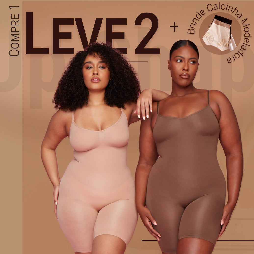 Body Modelador Up Shaper - Compre 1 Leve 2 + Brinde Calcinha Modeladora