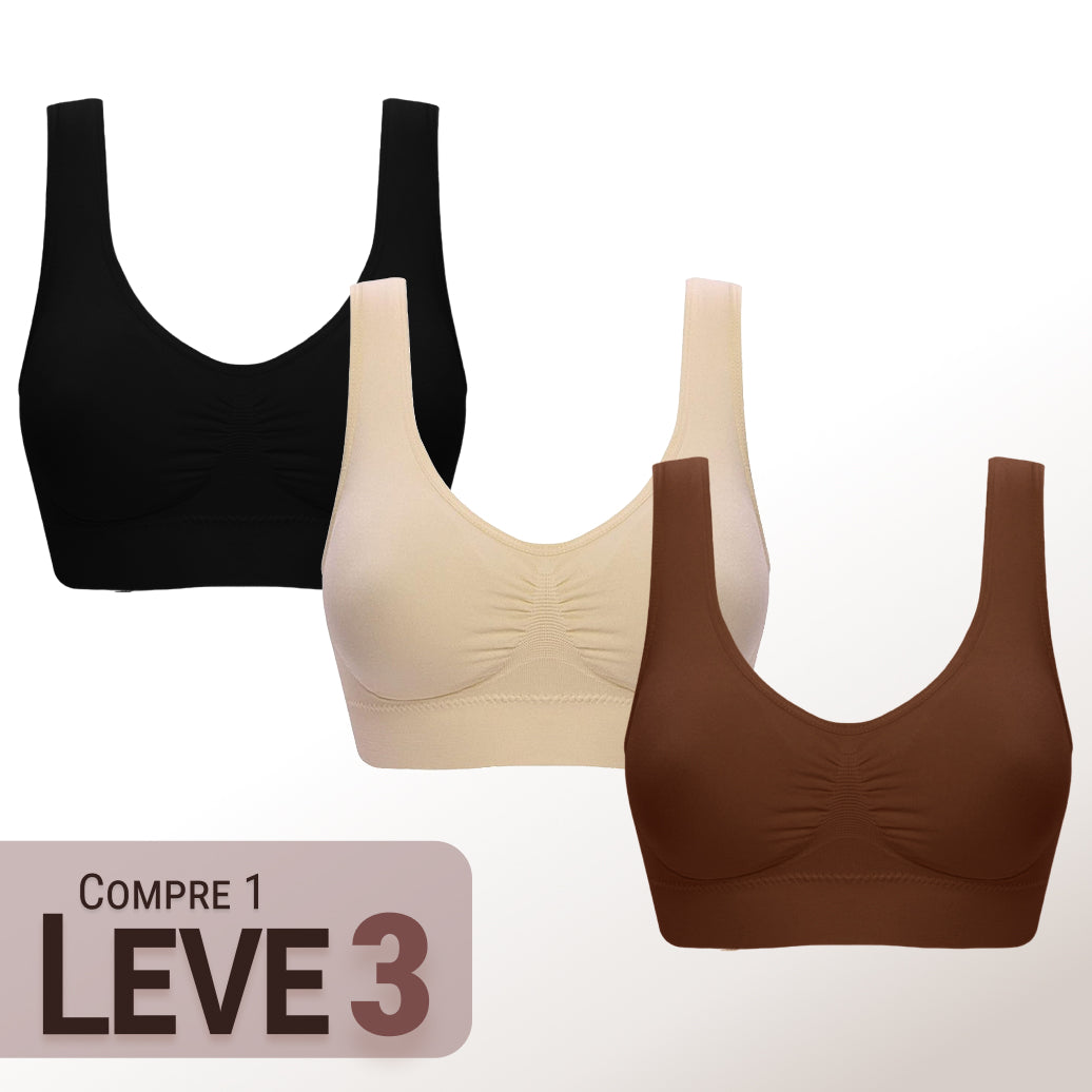 Bazar Belevita - Sutiã Anatômico Comfort Pro | Compre 1 Leve 3