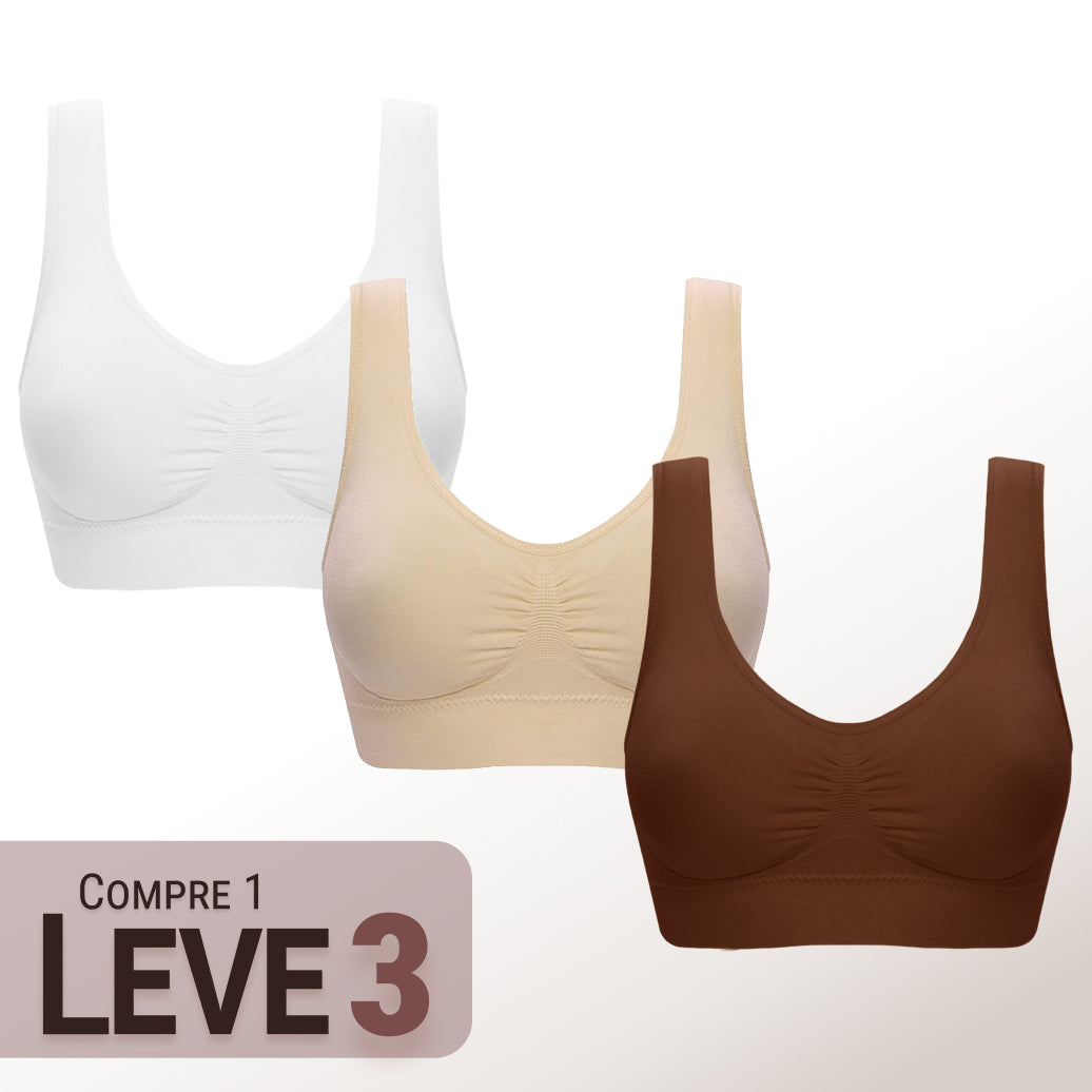 Bazar Belevita - Sutiã Anatômico Comfort Pro | Compre 1 Leve 3