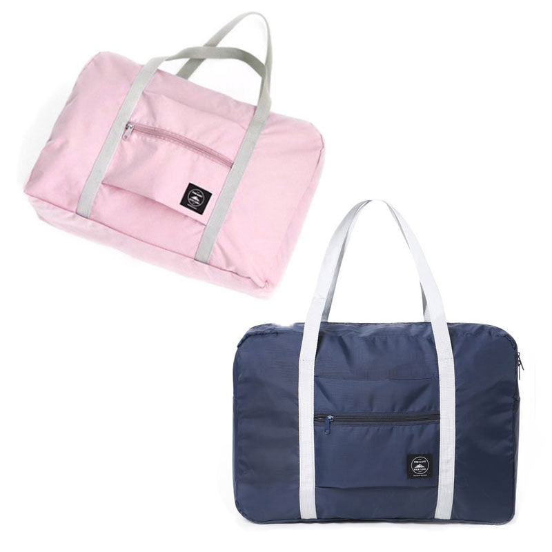 Bolsa Mala de viagem Feminina rosa e azul petroleo Belevita