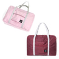 Bolsa dobravel de viagem Feminina bordo e rosa Belevita