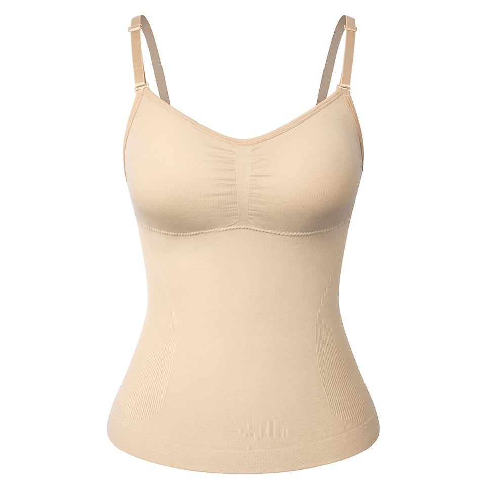 Regata Feminina Modeladora Nude Slim Wear Belevita